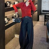 ポロ襟付き リブニットカーディガン | Beststore | 詳細画像19 