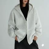 オフホワイト | フード付き ダブルジップ パーカー | Beststore