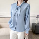 「王道きれいめ」ボウタイ リボンシフォンシャツブラウス 長袖 | Beststore | 詳細画像8 