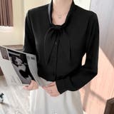 「王道きれいめ」ボウタイ リボンシフォンシャツブラウス 長袖 | Beststore | 詳細画像20 