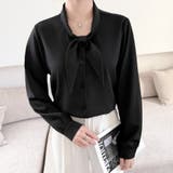 「王道きれいめ」ボウタイ リボンシフォンシャツブラウス 長袖 | Beststore | 詳細画像21 