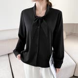 「王道きれいめ」ボウタイ リボンシフォンシャツブラウス 長袖 | Beststore | 詳細画像22 