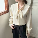 「王道きれいめ」ボウタイ リボンシフォンシャツブラウス 長袖 | Beststore | 詳細画像25 