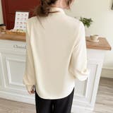 「王道きれいめ」ボウタイ リボンシフォンシャツブラウス 長袖 | Beststore | 詳細画像28 
