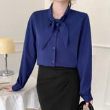 「王道きれいめ」ボウタイ リボンシフォンシャツブラウス 長袖 | Beststore | 詳細画像35 