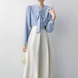 「上品フェミニン」ボウタイ レース ブラウス プリーツスリーブ | Beststore | 詳細画像14 