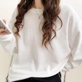 【こなれ感】ゆったりワッフル プルオーバー 長袖 トップス（全3色） | Beststore | 詳細画像12 