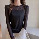 【トレンド感抜群】シアードッキング クルーネック 長袖カットソー | Beststore | 詳細画像1 