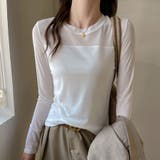 【トレンド感抜群】シアードッキング クルーネック 長袖カットソー | Beststore | 詳細画像2 