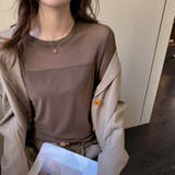 【トレンド感抜群】シアードッキング クルーネック 長袖カットソー | Beststore | 詳細画像4 