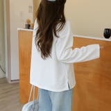 【シンプルでこなれ感】ワッフル素材 キーネック長袖プルオーバー ゆったりシルエッ… | Beststore | 詳細画像18 