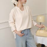 【シンプルでこなれ感】ワッフル素材 キーネック長袖プルオーバー ゆったりシルエッ… | Beststore | 詳細画像28 