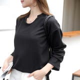 【シンプルでこなれ感】ワッフル素材 キーネック長袖プルオーバー ゆったりシルエッ… | Beststore | 詳細画像7 