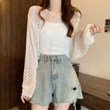 透かし編み クロップド ニット | Beststore | 詳細画像2 