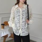 フラワーカットジャガード シアーオーバーシャツ 冷房対策 紫外線対策 | Beststore | 詳細画像7