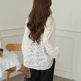フラワーカットジャガード シアーオーバーシャツ 冷房対策 紫外線対策 | Beststore | 詳細画像8