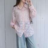 フラワーカットジャガード シアーオーバーシャツ 冷房対策 紫外線対策 | Beststore | 詳細画像10