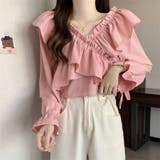 ピンク | 2way フリル オフショルダー | Beststore