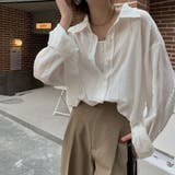 シアーシャツ ストライプ サイドスリット | Beststore | 詳細画像9 
