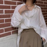 シアーシャツ ストライプ サイドスリット | Beststore | 詳細画像10 