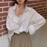 シアーシャツ ストライプ サイドスリット | Beststore | 詳細画像1 