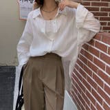 シアーシャツ ストライプ サイドスリット | Beststore | 詳細画像2 