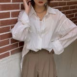 シアーシャツ ストライプ サイドスリット | Beststore | 詳細画像8 