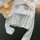 パールボタン シアーボレロカーディガン フリル袖 | Beststore | 詳細画像23 