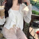 レイヤード風 フリルボレロカーディガン | Beststore | 詳細画像3