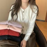 「ふわふわアンゴラタッチ」の優しい肌触り。パールボタンが可愛い、大人可愛いショー… | Beststore | 詳細画像1 