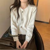 「ふわふわアンゴラタッチ」の優しい肌触り。パールボタンが可愛い、大人可愛いショー… | Beststore | 詳細画像5 