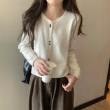 「ふわふわアンゴラタッチ」の優しい肌触り。パールボタンが可愛い、大人可愛いショー… | Beststore | 詳細画像6 