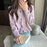 「ふわふわアンゴラタッチ」の優しい肌触り。パールボタンが可愛い、大人可愛いショー… | Beststore | 詳細画像13 