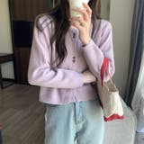 「ふわふわアンゴラタッチ」の優しい肌触り。パールボタンが可愛い、大人可愛いショー… | Beststore | 詳細画像15 