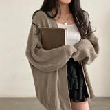 ざっくり編みが可愛い♪ トレンドのオーバーサイズニットカーディガン | Beststore | 詳細画像14