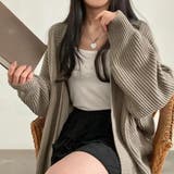 ざっくり編みが可愛い♪ トレンドのオーバーサイズニットカーディガン | Beststore | 詳細画像16