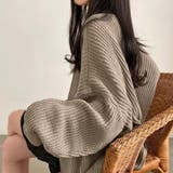 ざっくり編みが可愛い♪ トレンドのオーバーサイズニットカーディガン | Beststore | 詳細画像21