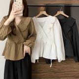 プリーツフリル カシュクールブラウス レディース | Beststore | 詳細画像20