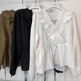 プリーツフリル カシュクールブラウス レディース | Beststore | 詳細画像21 