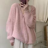 オーバーサイズ ざっくり編み ニットカーディガン | Beststore | 詳細画像7