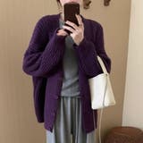 オーバーサイズ ざっくり編み ニットカーディガン | Beststore | 詳細画像17 