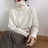 【全10色】もっちりあったか ハイネック リブニット | Beststore | 詳細画像2 