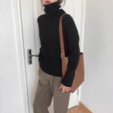 【全10色】もっちりあったか ハイネック リブニット | Beststore | 詳細画像11 