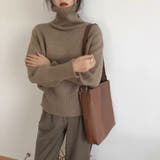 【全10色】もっちりあったか ハイネック リブニット | Beststore | 詳細画像13 