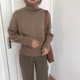 【全10色】もっちりあったか ハイネック リブニット | Beststore | 詳細画像14 