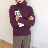 【全10色】もっちりあったか ハイネック リブニット | Beststore | 詳細画像24 