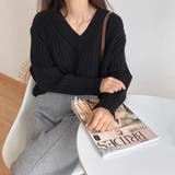 【全5色】こなれ感たっぷり ルーズシルエット Vネック | Beststore | 詳細画像8