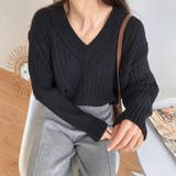 【全5色】こなれ感たっぷり ルーズシルエット Vネック | Beststore | 詳細画像9 