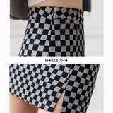 スリット入りチェックミニスカート レディース タイトスカート | Beststore | 詳細画像7