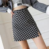 スリット入りチェックミニスカート レディース タイトスカート | Beststore | 詳細画像4
